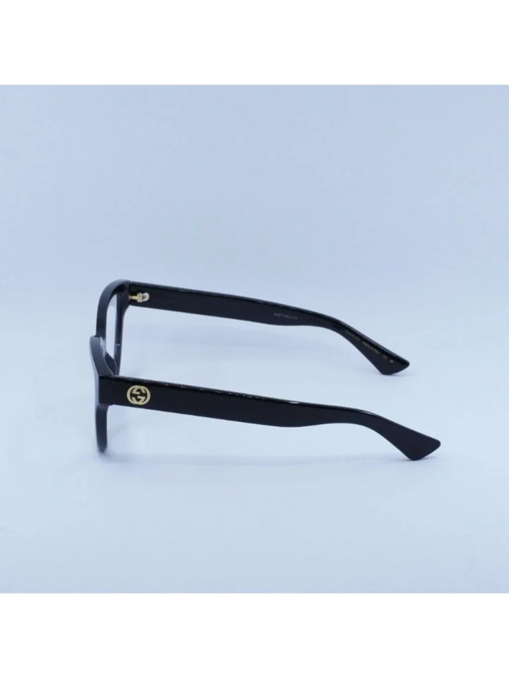 Gucci GG1581O 001 Eyeglasses Black 55mm Cat Eye Frame